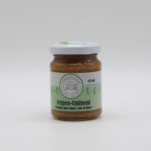 Senfmühle Schlemmin Feigen-Chilisenf 135ml