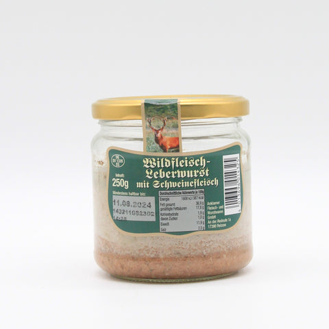 Anklamer Wildfleischleberwurst mit Schweinefleisch 250g