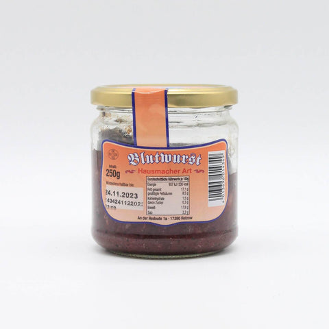 Anklamer Blutwurst -Hausmacher Art- 250g