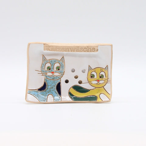 Clörs Seifenschale Katzenwäsche