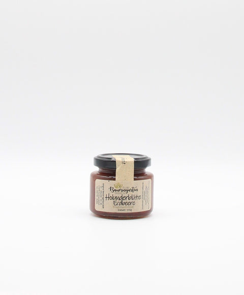 Bauerngarten Fruchtaufstrich Holunderblüte-Erdbeere 115g