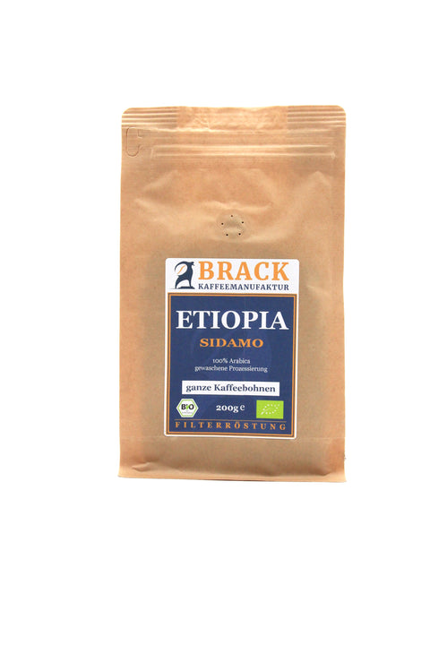 Brack BIO Etiopia Sidamo ganze Bohne 200 g