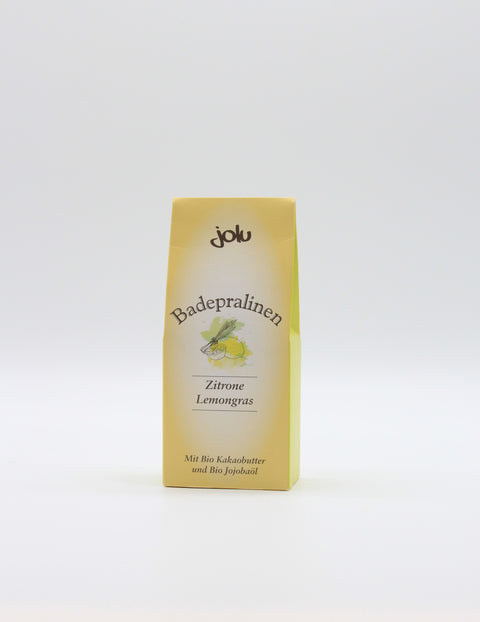 jolu Naturkosmetik Badepralinen Zitrone Lemongras