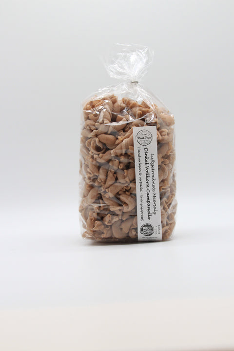 RealFood Luftgetrocknete Meersalz Dinkel Vollkorn Campanelle