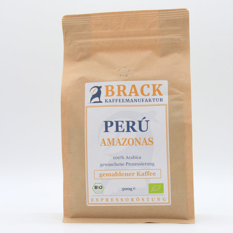 Brack Peru Amazonas Espressoröstung 500 g