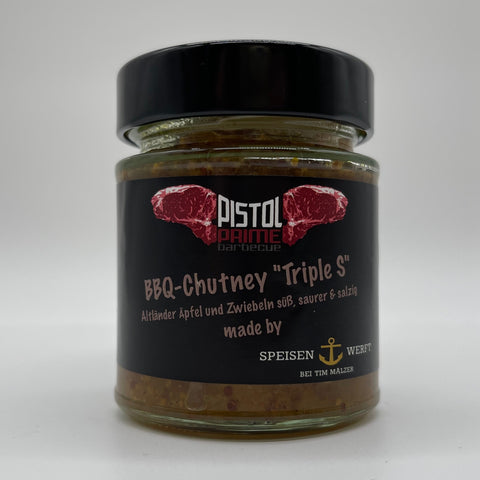 PISTOL PRIME barbecue BBQ-Chutney "Triple S"