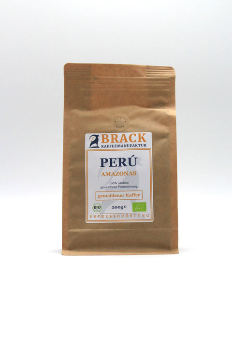 Brack Peru Amazonas gemahlen Espressoröstung 200 g