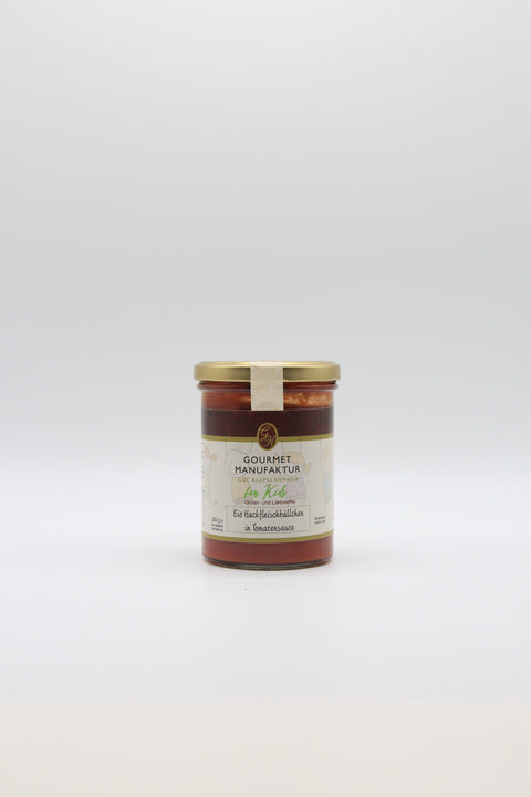 Gourmet Manufaktur Bio Hackfleischbällchen in Tomatensauce für Kids