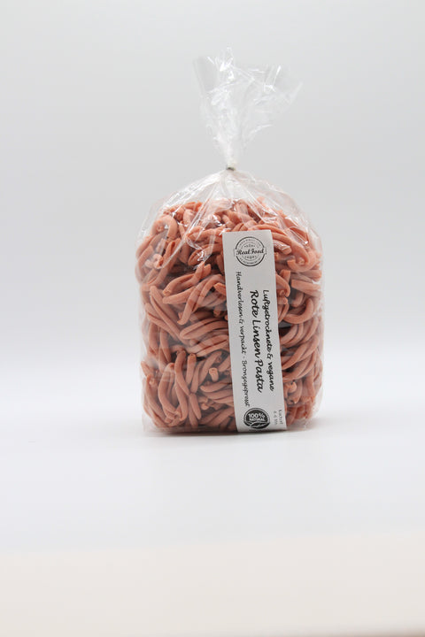 RealFood Luftgetrocknete & vegane Rote Linsen Pasta